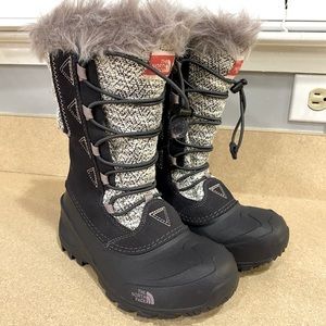 North face winter snow boots
